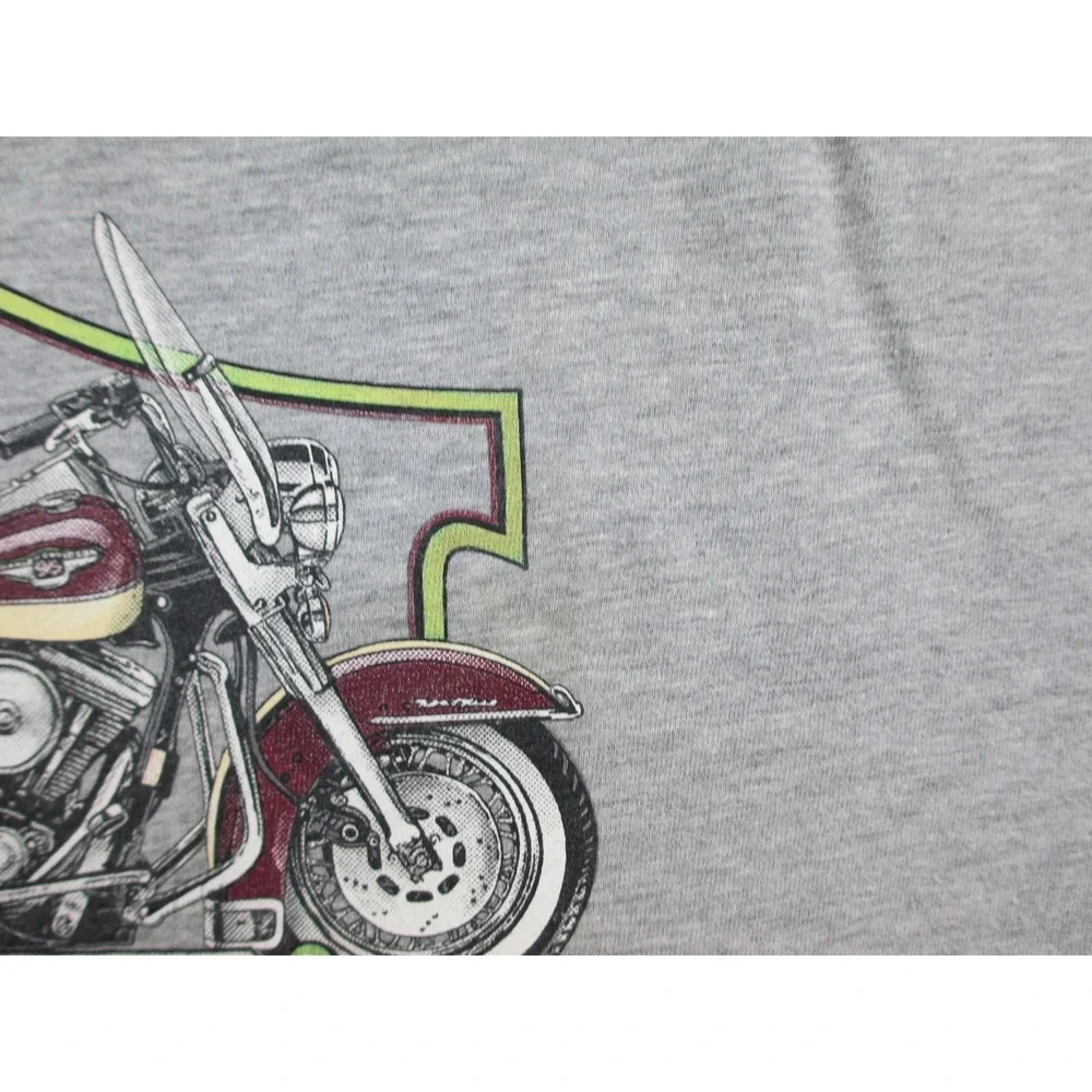 VINTAGE Harley Davidson Shirt Mens Extra Large Gray Road King Missouri 90s*